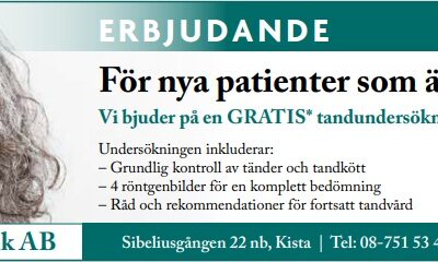 Gratis undersökning för 67+
